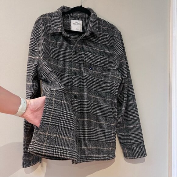 Hollister Plaid Flannel Jacket Top NWOT - Picture 3 of 6